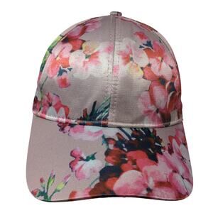 Express Strapback Baseball Cap Multicolor One Size Adjustable Floral Print Blank